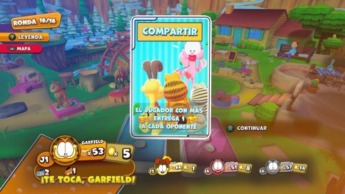 Screenshot of Garfield Lasagna Party