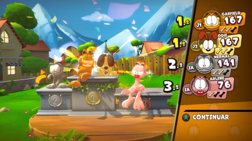 Screenshot of Garfield Lasagna Party