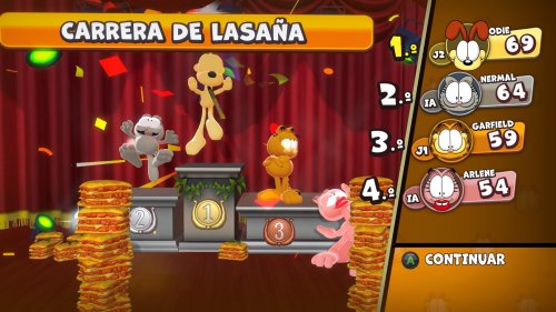 Screenshot of Garfield Lasagna Party