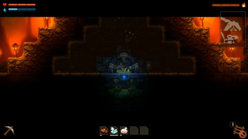 Screenshot of SteamWorld Dig
