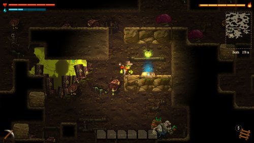 Screenshot of SteamWorld Dig