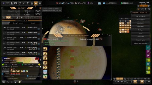 Screenshot of Distant Worlds 2