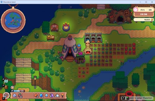 Screenshot of Moonstone Island