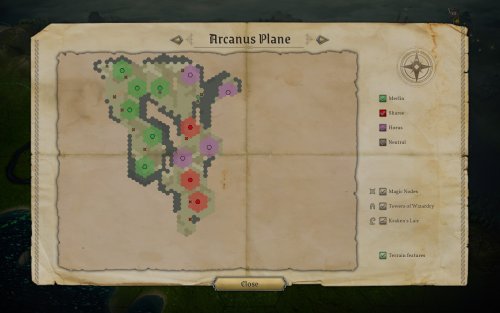 Screenshot of Master of Magic