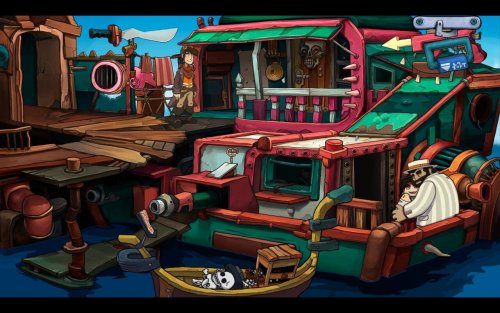 Screenshot of Chaos on Deponia