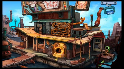 Screenshot of Chaos on Deponia