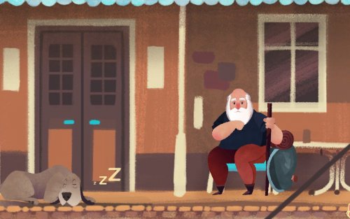 Screenshot of Old Man's Journey