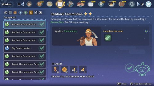 Screenshot of My Time at Sandrock