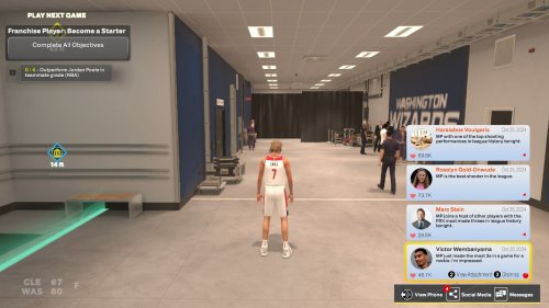 Screenshot of NBA 2K25
