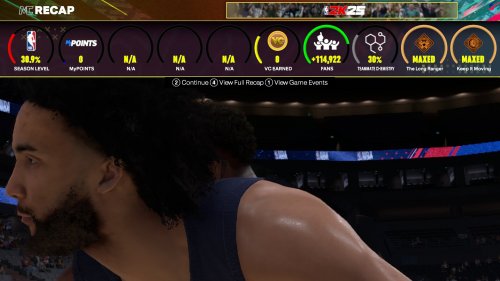 Screenshot of NBA 2K25