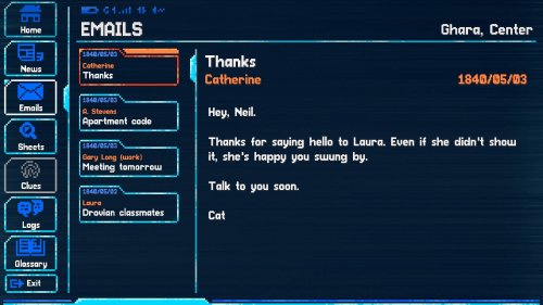 Screenshot of Lacuna