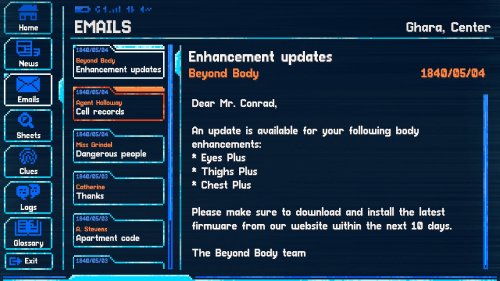 Screenshot of Lacuna