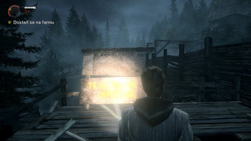 Screenshot of Alan Wake