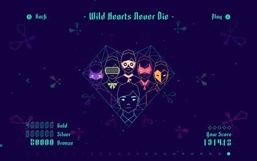Screenshot of Sayonara Wild Hearts