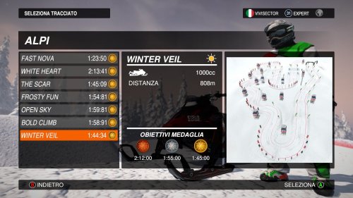 Screenshot of Snow Moto Racing Freedom