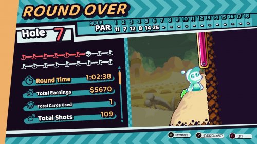 Screenshot of Cursed to Golf