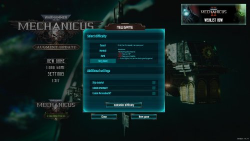 Screenshot of Warhammer 40,000: Mechanicus