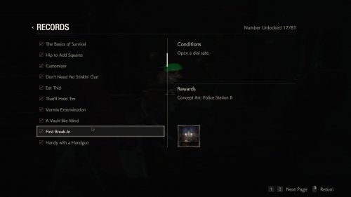 Screenshot of Resident Evil 2