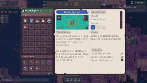Screenshot of Mudborne: Frog Management Sim
