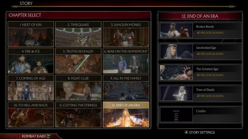 Screenshot of Mortal Kombat11