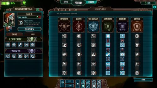 Screenshot of Warhammer 40,000: Mechanicus
