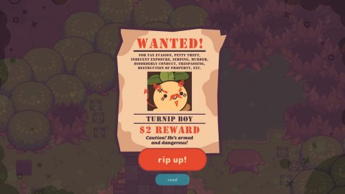 Screenshot of Turnip Boy Commits Tax Evasion