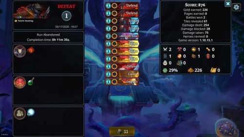 Screenshot of Roguebook