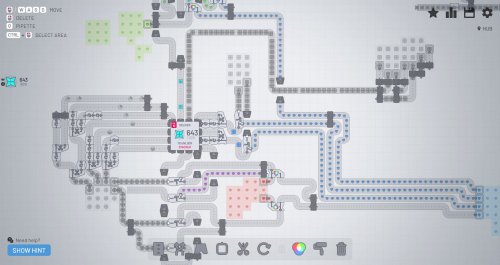 Screenshot of shapez