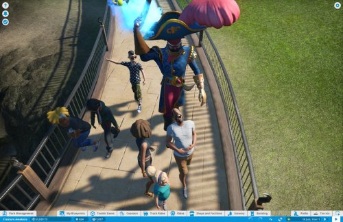 Screenshot of Planet Coaster