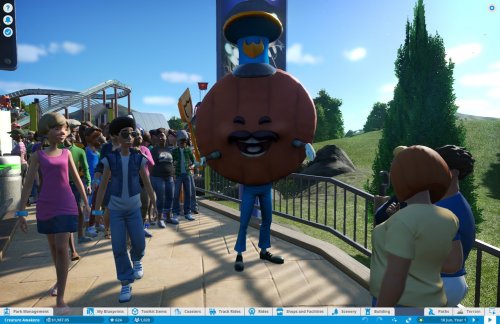 Screenshot of Planet Coaster