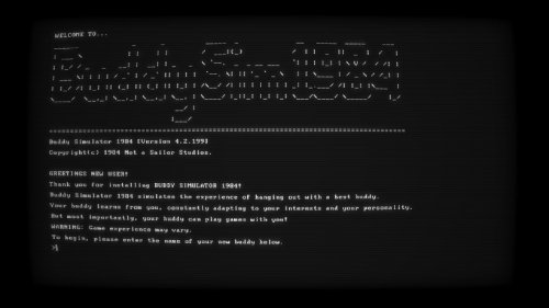 Screenshot of Buddy Simulator 1984