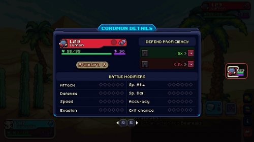 Screenshot of Coromon