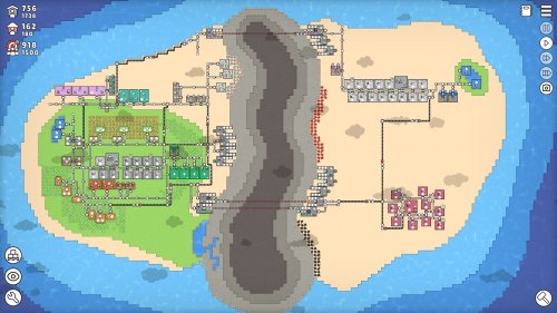 Screenshot of Mini Settlers