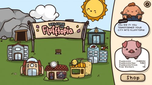Screenshot of Flufftopia: Fluffmazing Edition by Daniel da Silva