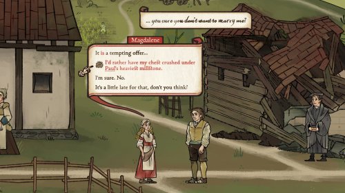 Screenshot of Pentiment