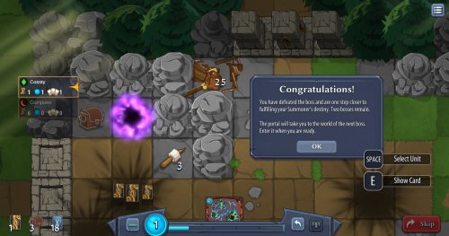Screenshot of Abalon: Roguelike Tactics CCG