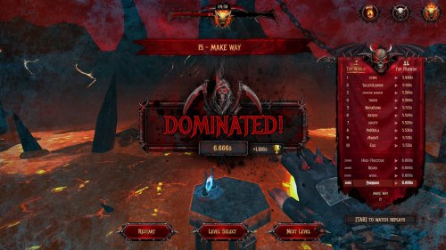 Screenshot of SEUM: Speedrunners from Hell