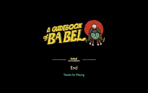 Screenshot of A Guidebook of Babel