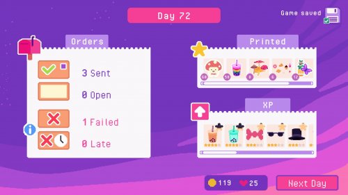 Screenshot of Sticky Business