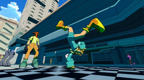 Screenshot of Bomb Rush Cyberfunk