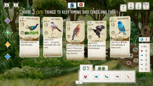 Screenshot of Wingspan