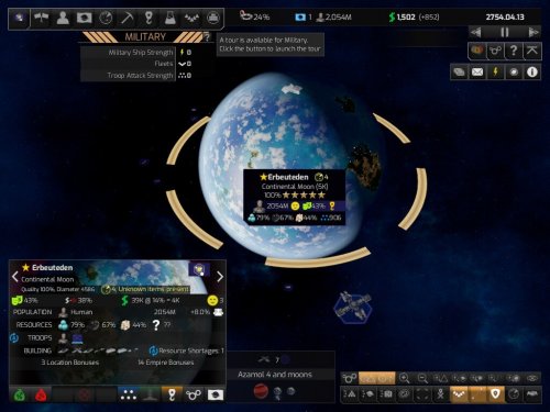 Screenshot of Distant Worlds 2