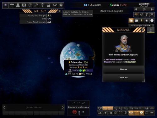 Screenshot of Distant Worlds 2