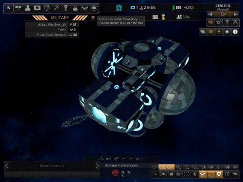 Screenshot of Distant Worlds 2