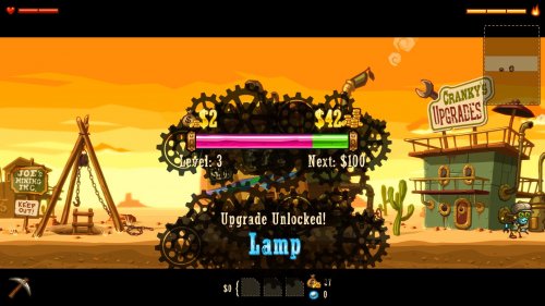 Screenshot of SteamWorld Dig