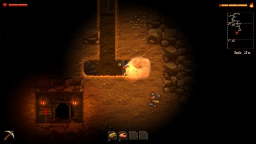 Screenshot of SteamWorld Dig