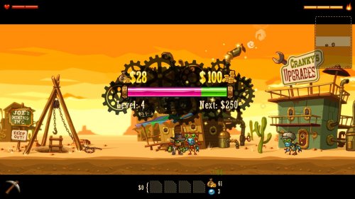 Screenshot of SteamWorld Dig