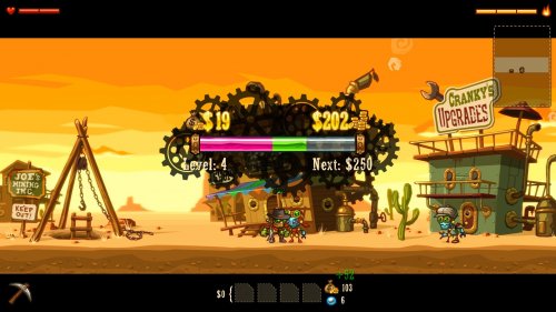 Screenshot of SteamWorld Dig