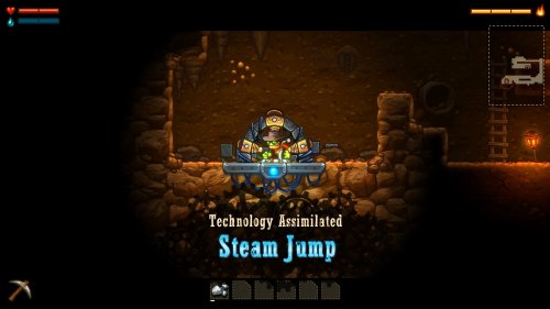 Screenshot of SteamWorld Dig