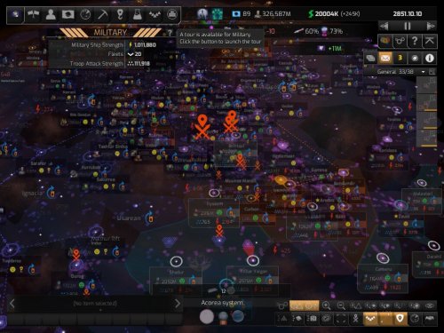 Screenshot of Distant Worlds 2